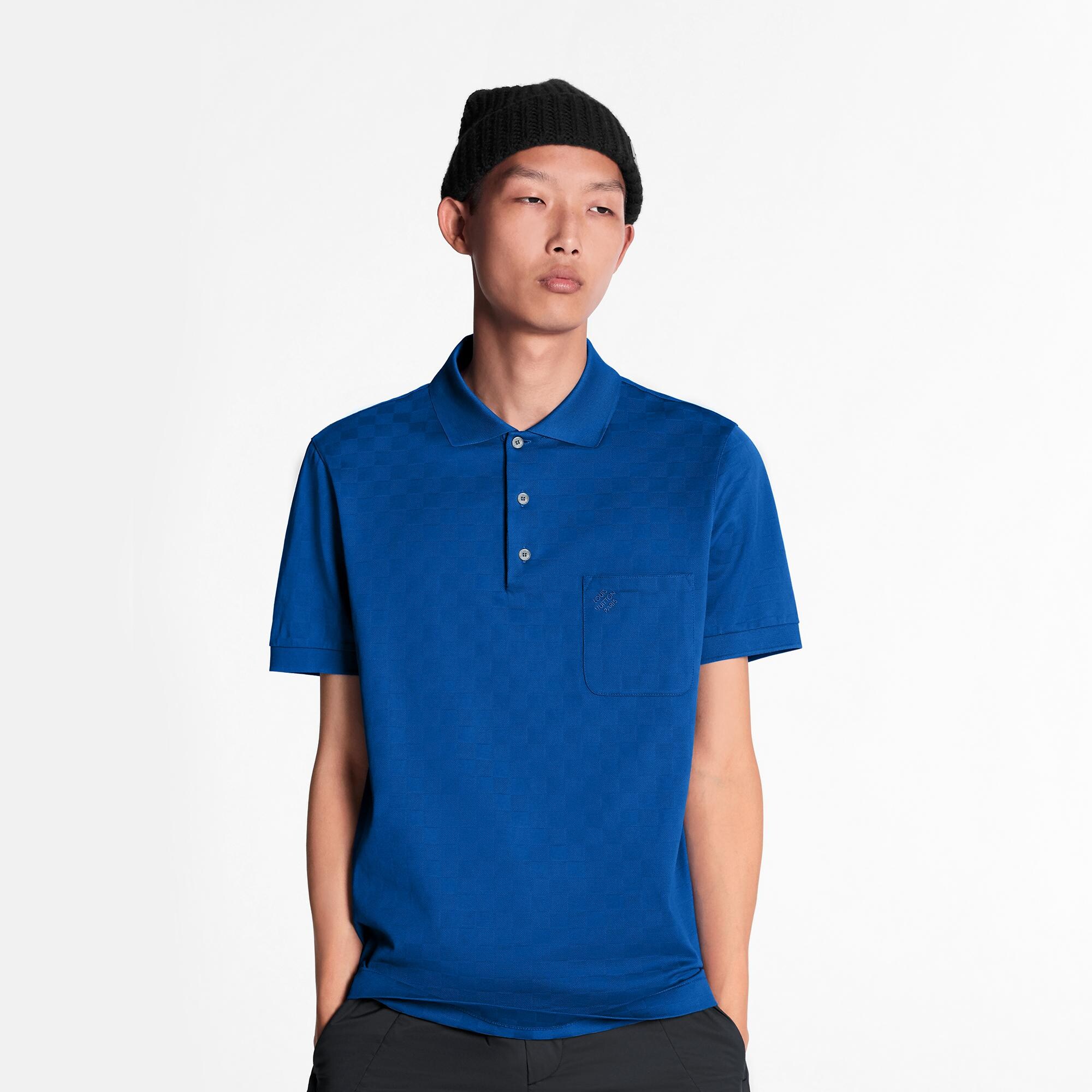 Classic damier pique outlet polo